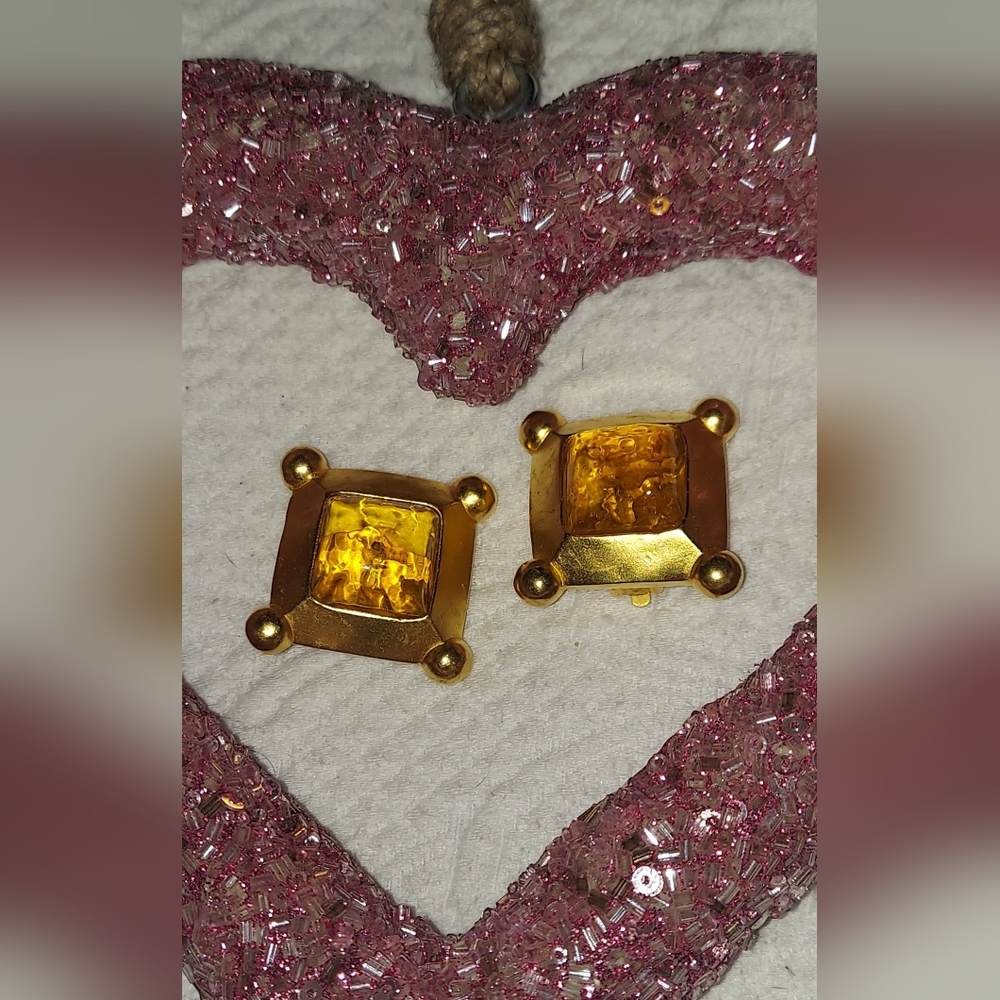 Lagerfeld Earrings Stunning Gripoix